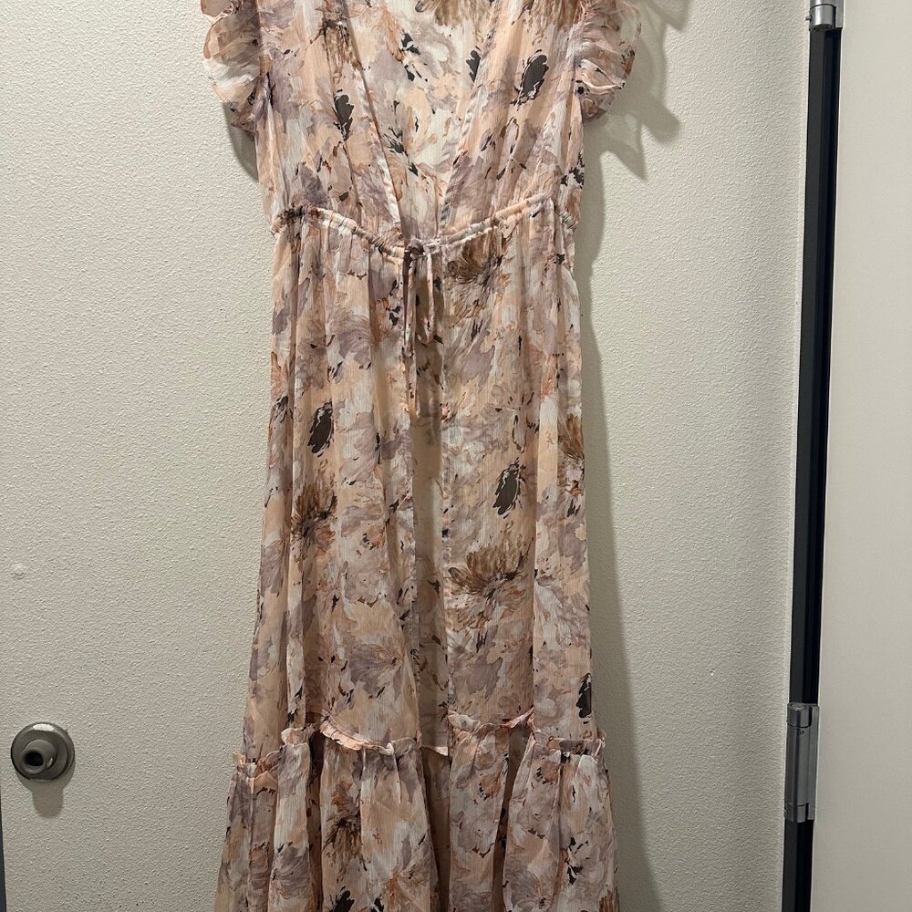 🎀Floral Ruffle Kimono - Picture 3 of 6